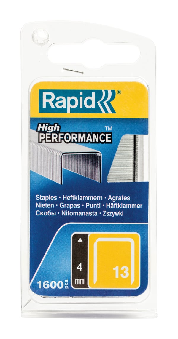 Miniatyrbillede 3 af 3: Rapid Nr. 13 fintrådshæfteklammer 4 mm