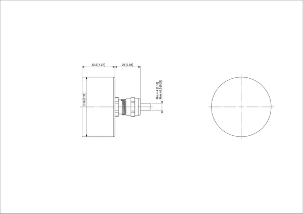 Posital UCD-CA01B-0013-HCS0-2AW koder 1,2 cm