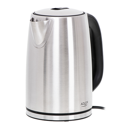 Adler AD 1340 vedenkeitin 1,7 L 2200 W Musta, Hopea