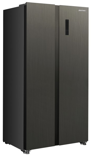 MPM MPM-563-SBS-14/N side-by-side køle-fryseskab Fritstående 532 L Rustfrit stål