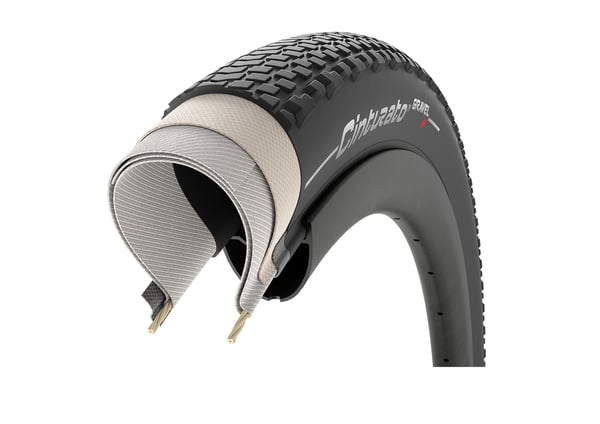 Pirelli Cinturato Gravel TLR 28" Vej, Træner Slangeløst færdig dæk