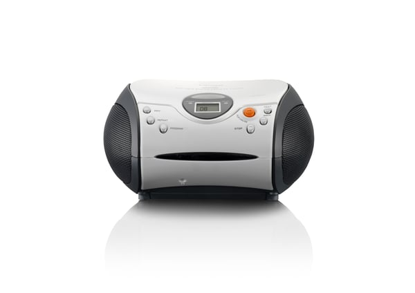 Lenco SCD-24 Digital FM Svart, Vit MP3-uppspelning