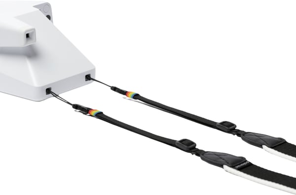 Polaroid Camera Strap Flat Black & White