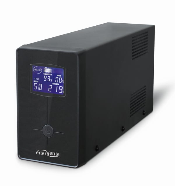 Miniatyrbillede 4 af 6: Gembird EG-UPS-032 UPS-enhed 0,85 kVA 510 W 3 AC stikkontakt(er)