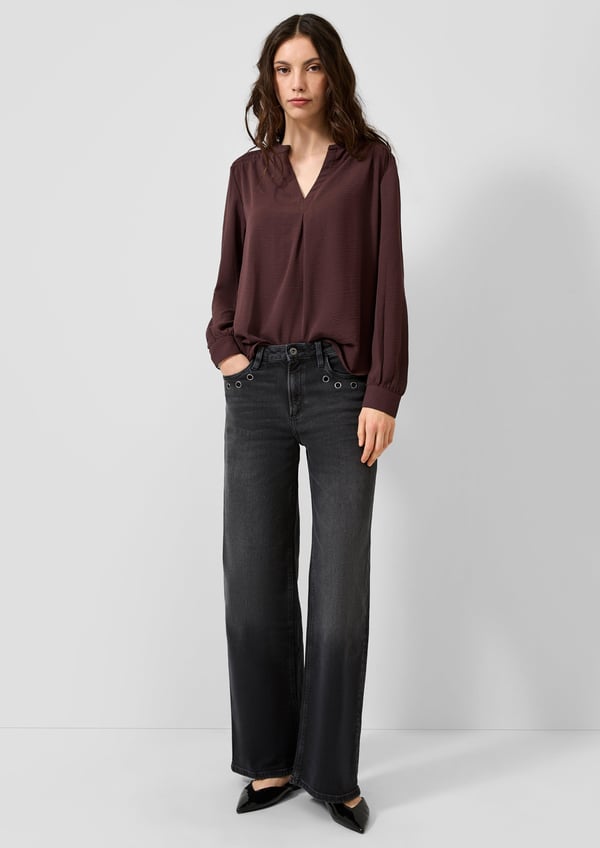 s.Oliver 2174211.4925.32 skjorta och topp Blus Långärmad Polyester