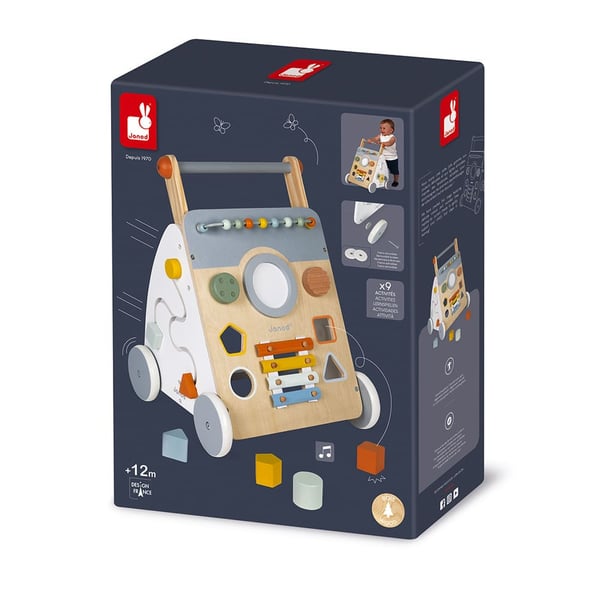 Pikkukuva 10 / 15: JANOD Sweet Cocoon Wooden Multi-Activity Trolley