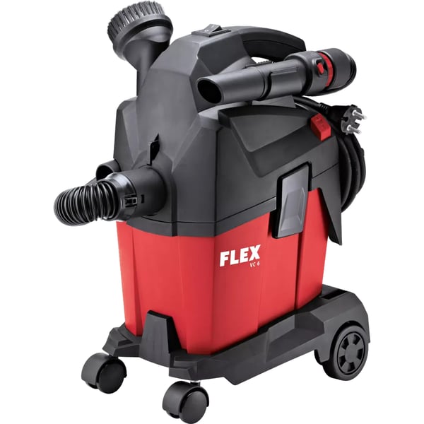 Miniatyrbillede 5 af 10: Flex VC 6 L MC Sort, Rød 1200 W