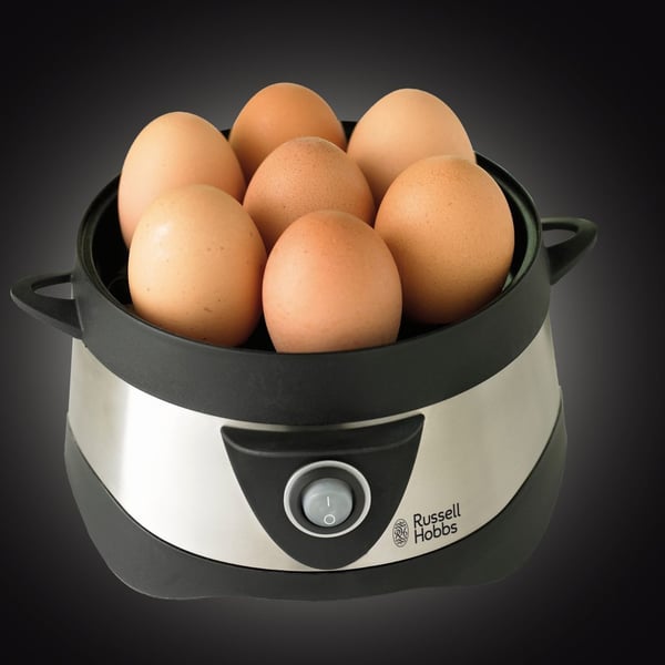 Miniatyrbillede 2 af 6: Russell Hobbs Stylo 7 æg 365 W Sort, Rustfrit stål