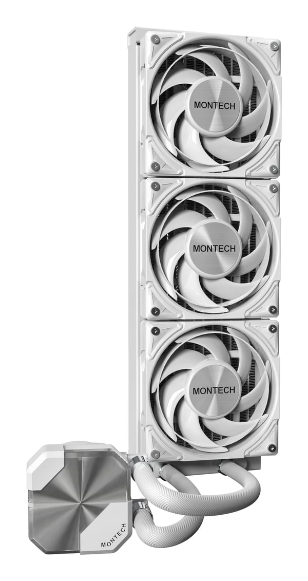 Montech HyperFlow Silent 360 Processor Allt-i-ett vätskekylare 12 cm Vit 1 styck