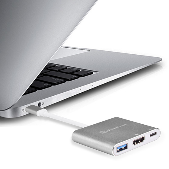 Miniatyrbillede 5 af 13: Silverstone SST-EP08C dockingstation USB 3.2 Gen 1 (3.1 Gen 1) Type-C Kul