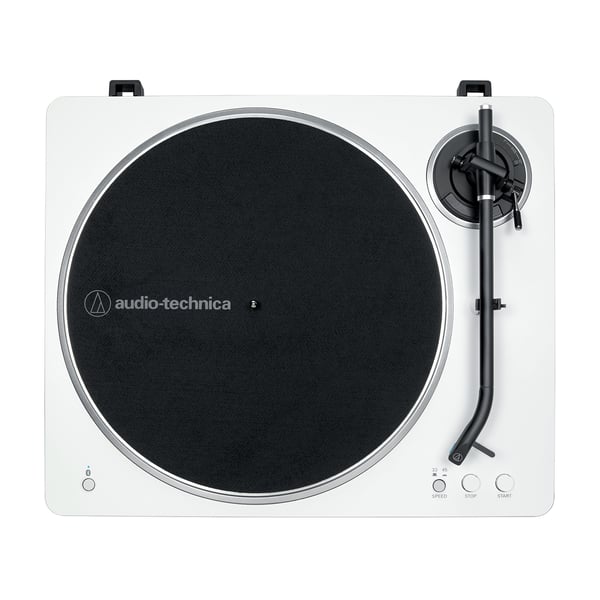 Audio-Technica AT-LP70XBT Hihnakäyttöinen levysoitin Hopea, Valkoinen Täysin automaattinen