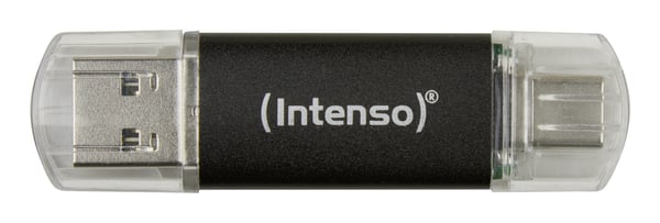 Miniatyrbillede 1 af 6: Intenso Twist Line USB-nøgle 128 GB USB Type-A / USB Type-C 3.2 Gen 1 (3.1 Gen 1) Anthracit