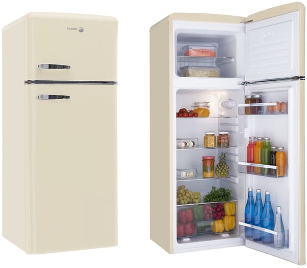 Fagor 3FFV-1455BG kombinerad kyl/frys Fristående 206 l Beige