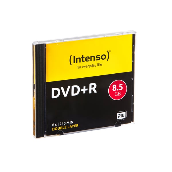 Intenso DVD+R 8.5GB, DL, 8x 8,5 GB DVD+R DL 5 stk