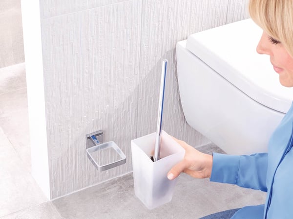 Miniatyrbild 3 av 5: TESA DELUXXE Toalettborste och hållare