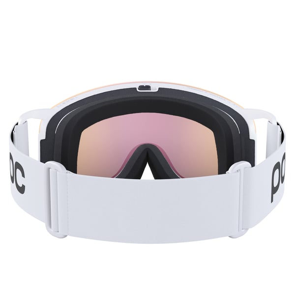 Miniatyrbillede 2 af 4: POC Nexal Clarity vinter sportsbrille Hvid Unisex Orange Cylindrisk (flad) linse