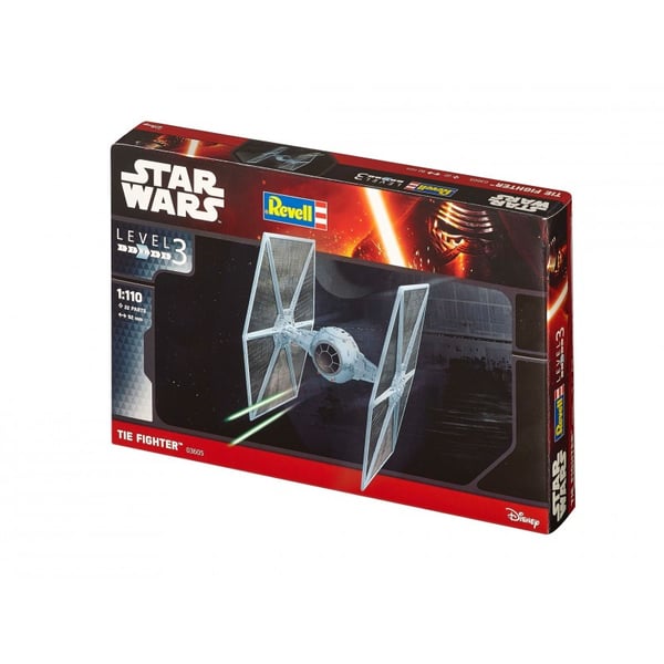 Miniatyrbillede 8 af 8: Revell TIE Fighter Model af satellit Monteringssæt 1:110