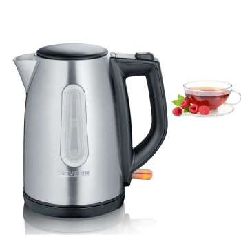 Pikkukuva 4 / 4: Severin WK 3469 vedenkeitin 1 L 2200 W Musta, Ruostumaton teräs
