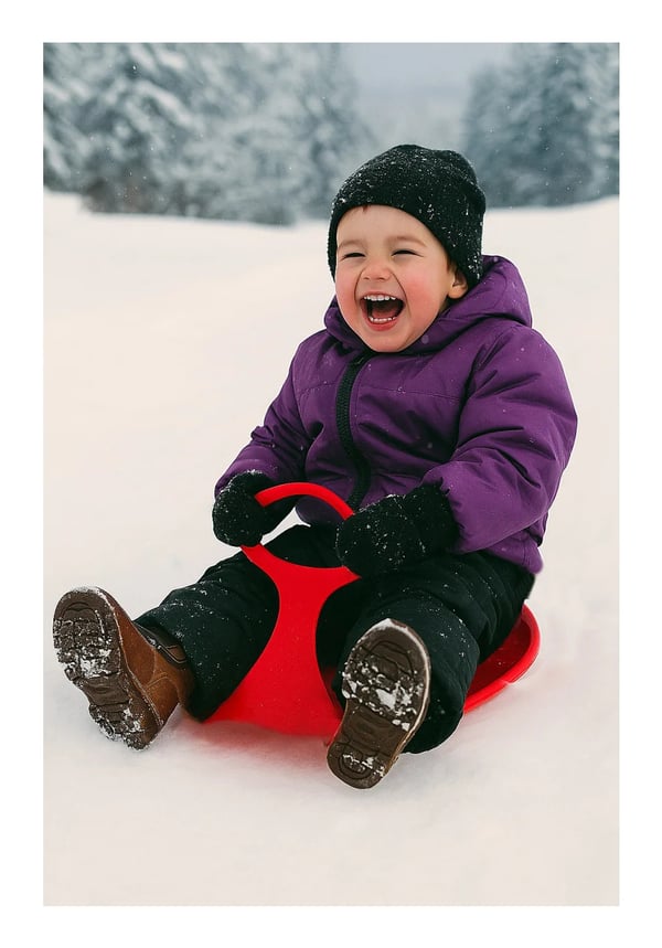 Miniatyrbild 4 av 6: Jamara Snow Play Släde Röd Plast