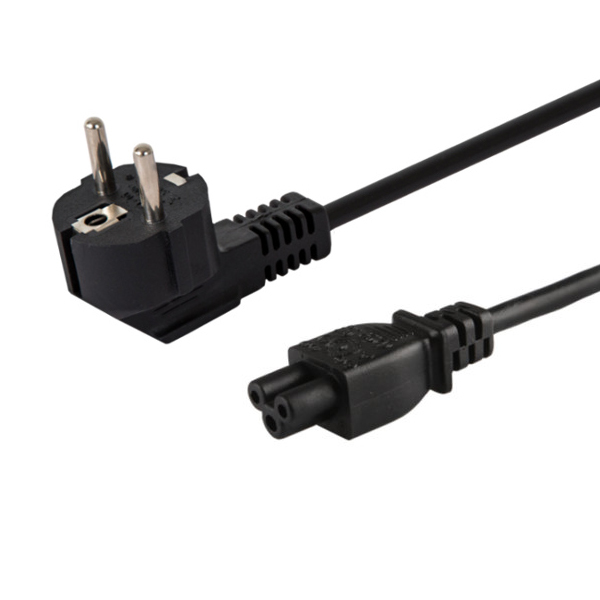 Savio CL-67 virtajohto Musta 1,2 m IEC Type C (3.8 mm, 1.1 mm) CEE7/7