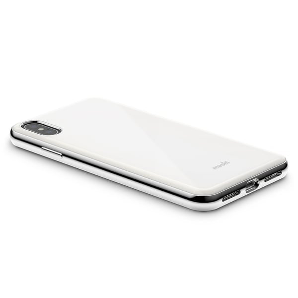 Miniatyrbillede 3 af 5: Moshi iGlaze mobiltelefon etui Ramme Sølv, Hvid