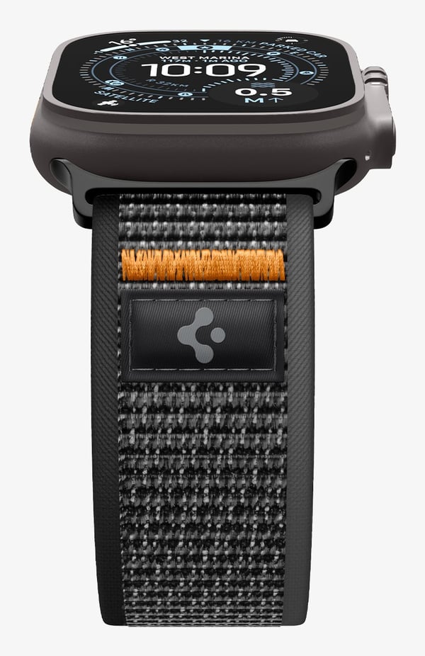 Spigen Athlex Air 2 Yhtye Musta, Oranssi Kangas