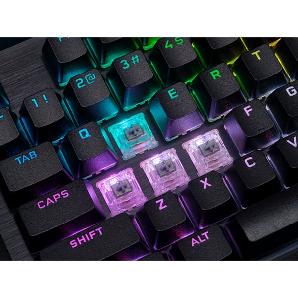 Corsair K70 RGB PRO tangentbord Spela USB QWERTZ tyska Svart