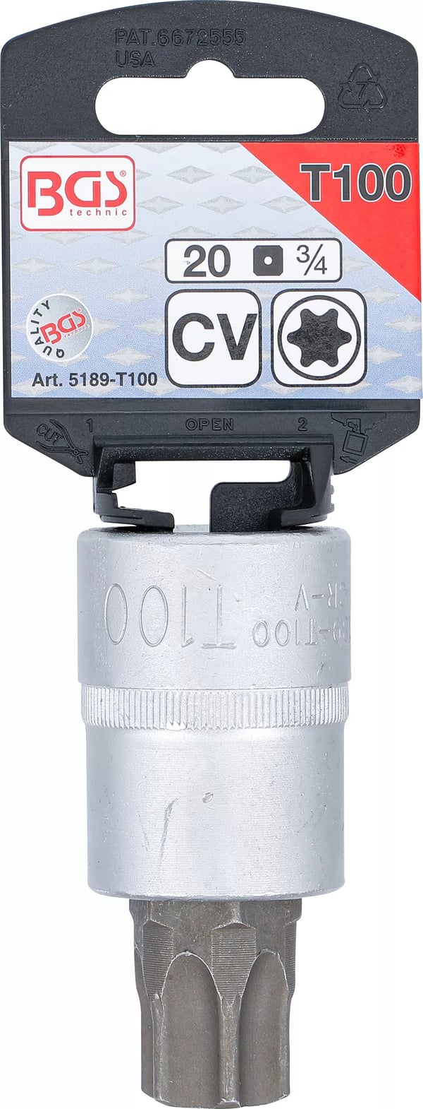 Miniatyrbild 3 av 4: BGS technic Bit Socket
