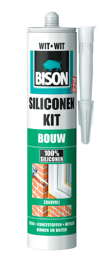 Miniatyrbillede 1 af 2: Bison 1491357 konstruktionsfugemasse 300 ml Hvid