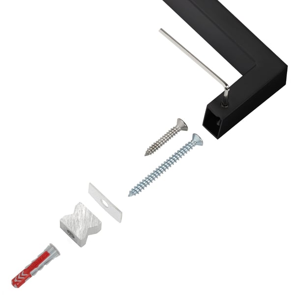 Miniatyrbillede 2 af 3: SOTECH 126350 håndklædeholder & ring Sort
