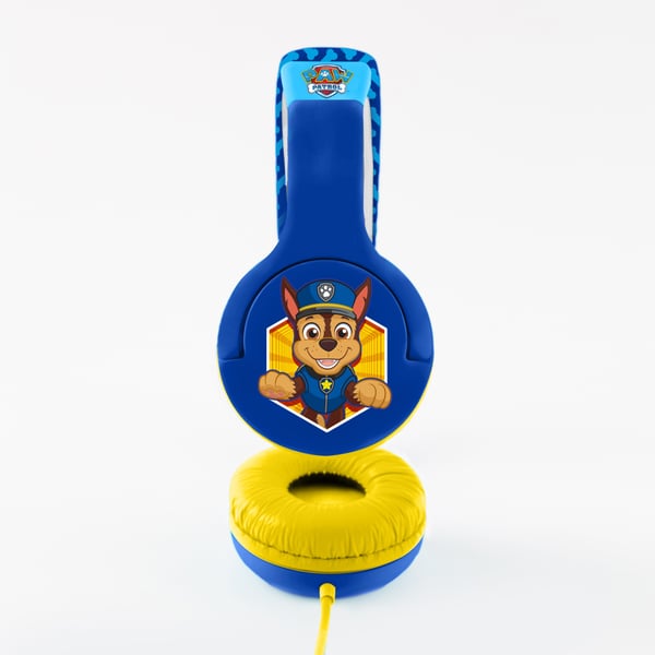 OTL Technologies PAW Patrol Chase Blue Kids Hörlurar Kabel Huvudband Spela Blå, Gul
