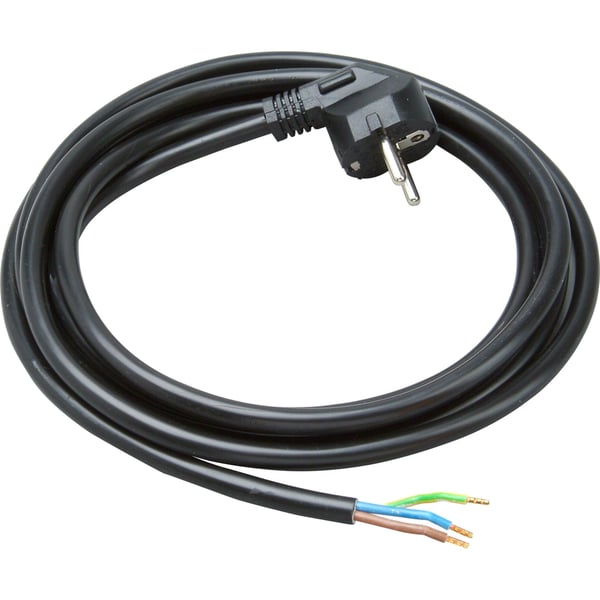 Kopp 147703019 el-ledning Sort 3 m Strømstik type F Kopp 147703019 el-ledning Sort 3 m Strømstik type F