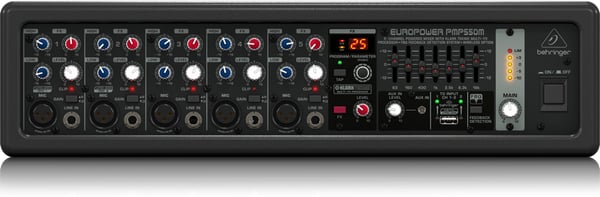 Behringer PMP550M audio mixer 5 kanaler 20 - 20000 Hz Sort