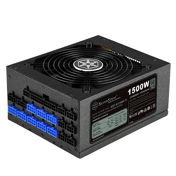 Silverstone ST1500-TI enhed til strømforsyning 1500 W 20+4 pin ATX ATX Sort Silverstone ST1500-TI enhed til strømforsyning 1500 W 20+4 pin ATX ATX Sort