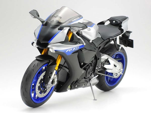 Miniatyrbild 5 av 5: Tamiya Yamaha YZF-R1M Modellmotorcykel Monteringssats 1:12