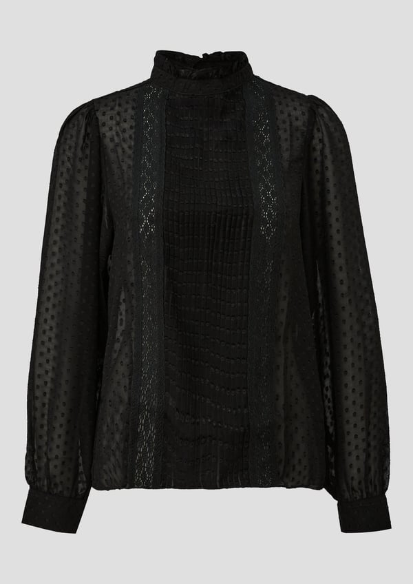 s.Oliver 2174141.9999.32 skjorta och topp Blus Långärmad Polyester