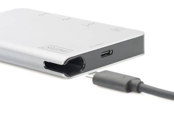 Digitus DA-70867 dockingstation USB 3.2 Gen 1 (3.1 Gen 1) Type-C Sølv