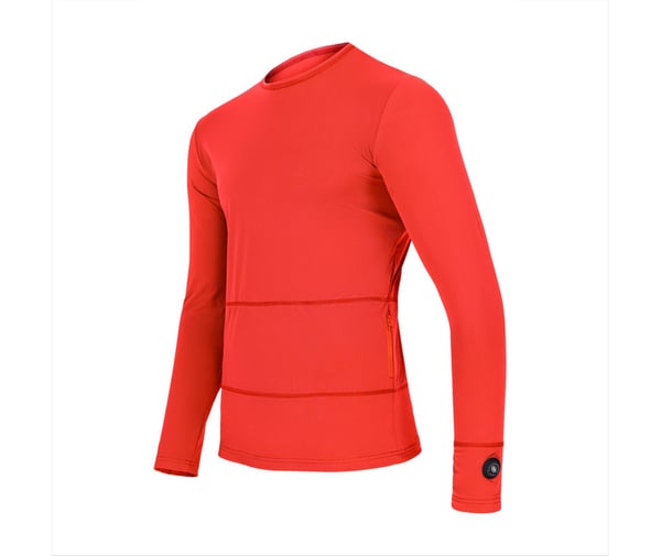 Glovii GJ1RXL skjorte & top T-shirt Crew neck Langærmet Elastin, Polyester