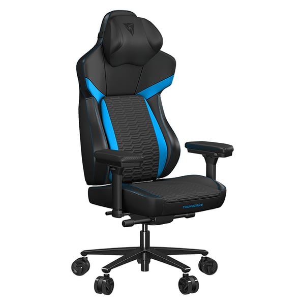 Miniatyrbillede 3 af 5: ThunderX3 CORE Racer Universal gamingstol Polstret sæde Sort, Blå