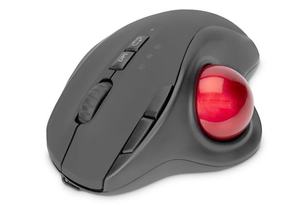 Miniatyrbild 1 av 7: Digitus DA-20156 datormöss Högerhand Trådlös RF + Bluetooth Styrkula 2400 DPI