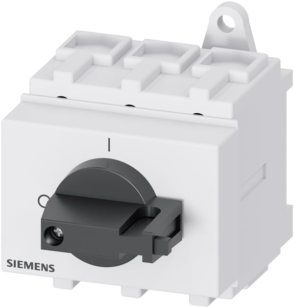 Miniatyrbillede 1 af 4: Siemens Lasttrennschalter Schwarz 3polig 35 mm² 63 A 690 V/AC 3LD25300TK11 3P