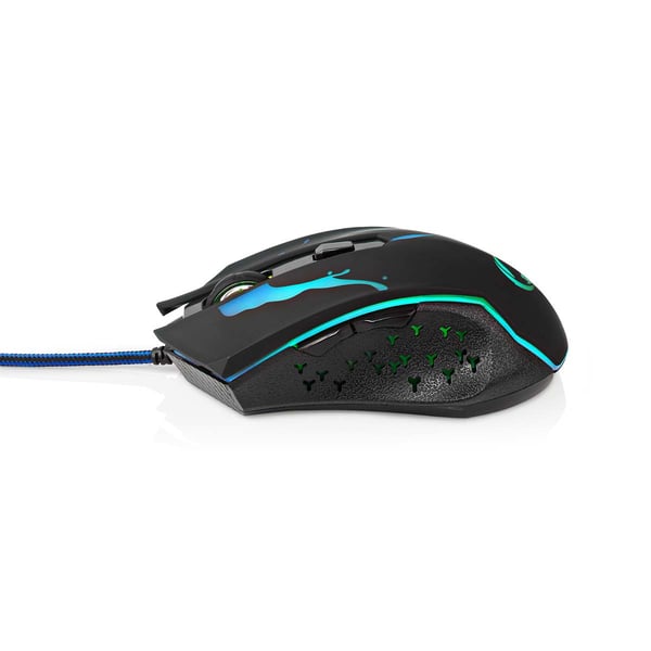 Miniatyrbillede 2 af 15: Nedis GMWD210BK mus Spil Højre hånd USB Type-A Optisk 3600 dpi