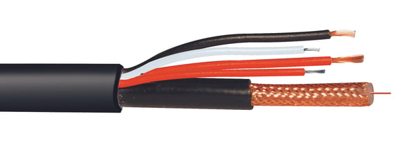 Miniatyrbillede 2 af 3: ABUS TVAC40320 koaxial kabel RG59 250 m Sort