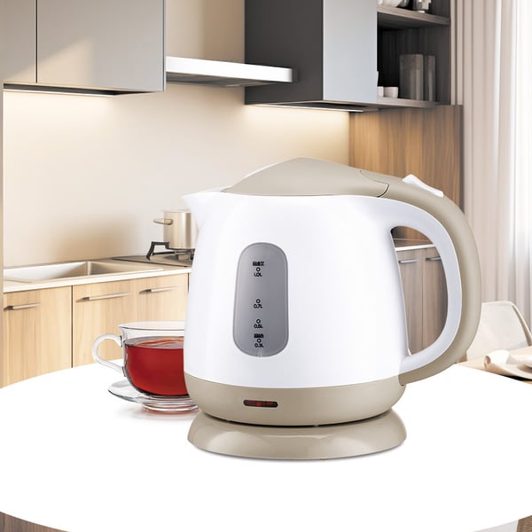 Miniatyrbild 4 av 4: Maestro MR-012-BEIGE vattenkokare 1 l 1100 W Vit, Beige