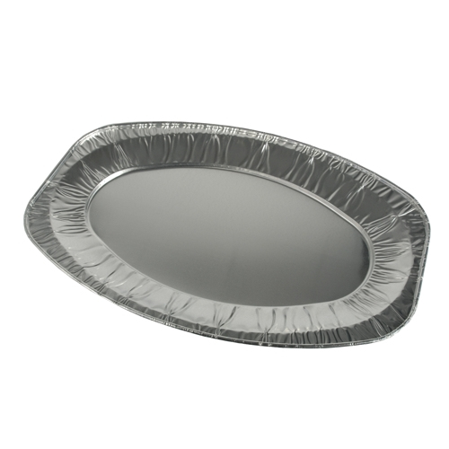 Miniatyrbillede 1 af 2: Papstar 10409 Aluminium Oval Serveringsfad