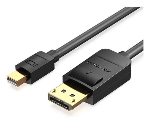 Vention HAABI DisplayPort kabel 3 m Mini DisplayPort Sort