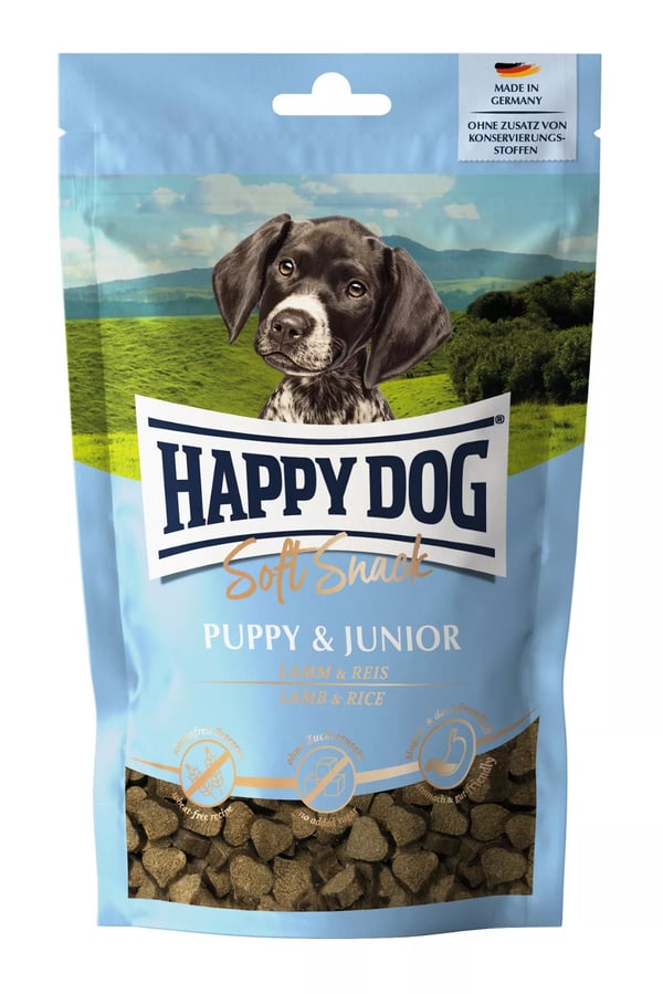 Miniatyrbillede 1 af 2: Happy Dog Soft Snack Puppy & Junior Hund Snacks Lam 100 g
