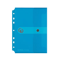 Miniatyrbillede 1 af 3: Herlitz 11293826 folder Polypropylen (PP) Blå, Transparent A5