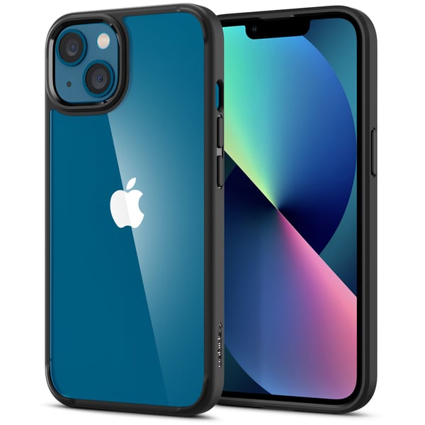 Spigen ACS03561 matkapuhelimen suojakotelo 15,5 cm (6.1") Suojus Musta, Läpinäkyvä