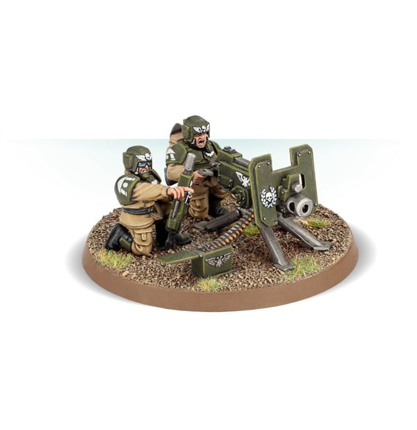 Miniatyrbillede 7 af 12: Games Workshop Cadian Heavy Weapon Squad